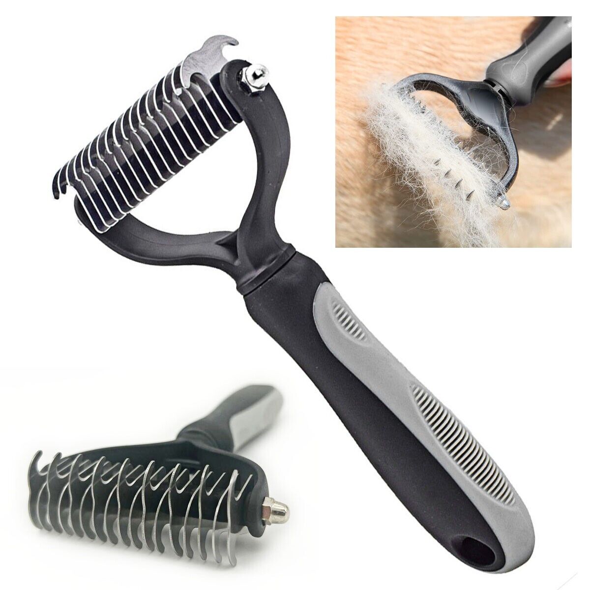 FurMaster Pro 2-in-1 Pet Grooming Tool